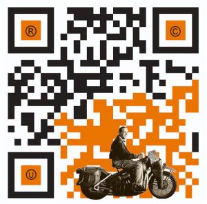 An example of using QR Codes error correction systems to allow for embeded graphics 